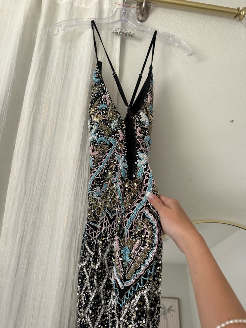Primavera Couture Long Sheath Dress4326